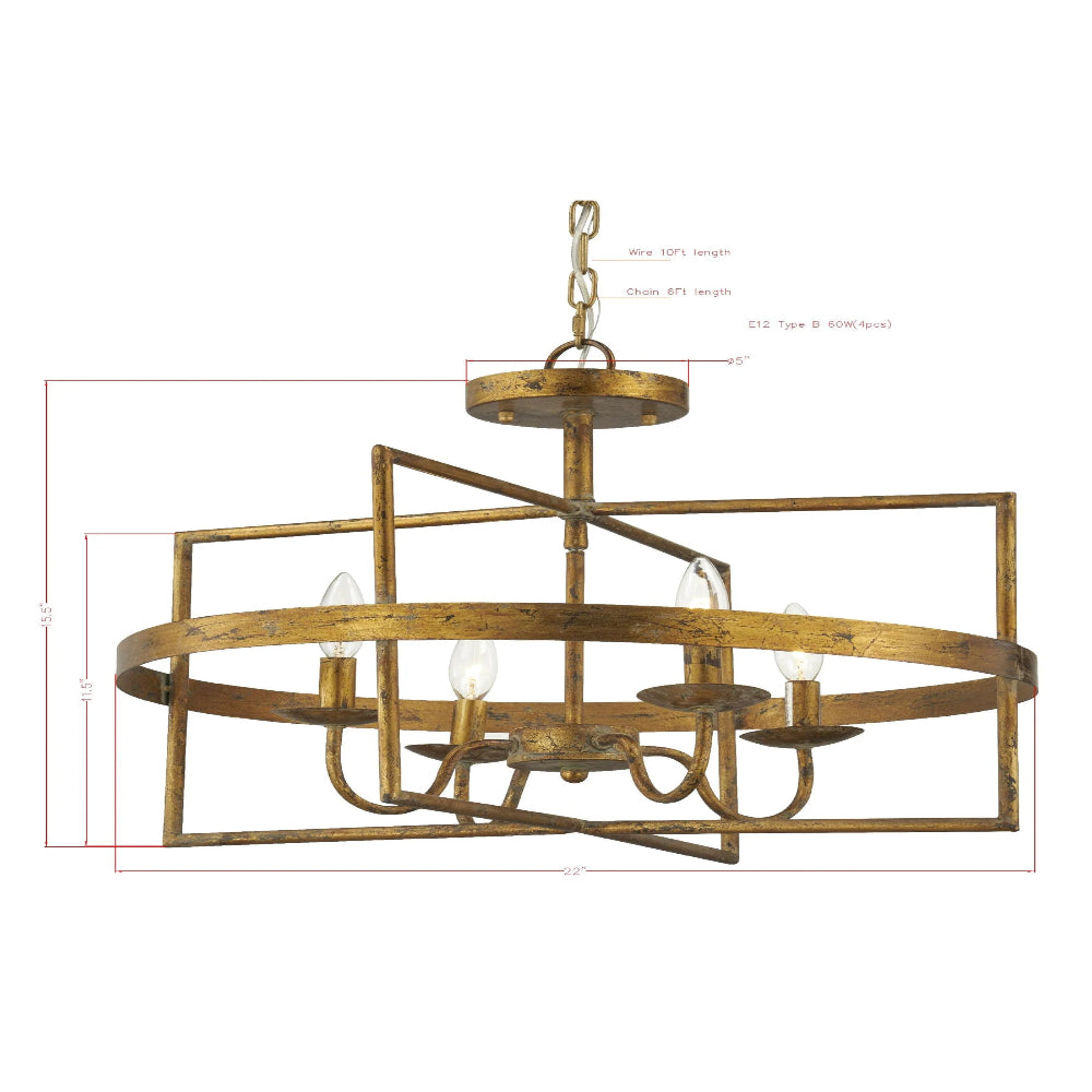 Cleo Semi-Flush / Pendant