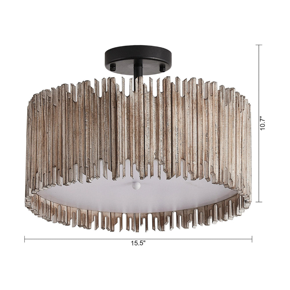 Koa Semi-Flush